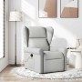 Sillón de masaje reclinable de tela gris nube en Sillones | Comprar online en Foru.es