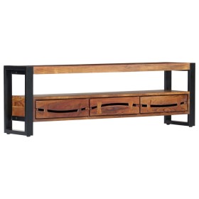 Mueble de TV madera maciza de acacia 140x30x45 cm de vidaXL, Muebles TV - Ref: Foro24-247736, Precio: 242,15 €, Descuento: %