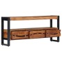 Mueble de TV madera maciza de acacia 140x30x45 cm de vidaXL, Muebles TV - Ref: Foro24-247736, Precio: 242,15 €, Descuento: %