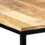 Mesa de comedor madera maciza de mango en bruto 140x70x75 cm de vidaXL, Mesas de cocina y de comedor - Ref: Foro24-247811, Pr...