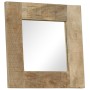 Espejo de madera maciza de mango 50x50 cm de vidaXL, Espejos - Ref: Foro24-246301, Precio: 83,65 €, Descuento: %