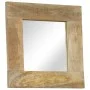 Espejo de madera maciza de mango 50x50 cm de vidaXL, Espejos - Ref: Foro24-246301, Precio: 81,61 €, Descuento: %