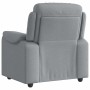 Sillón reclinable de tela gris claro en Sillones | Comprar online en Foru.es