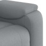 Sillón reclinable de tela gris claro en Sillones | Comprar online en Foru.es