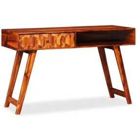 Escritorio de madera maciza de sheesham 118x50x76 cm de vidaXL, Escritorios - Ref: Foro24-245145, Precio: 243,42 €, Descuento: %