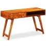 Escritorio de madera maciza de sheesham 118x50x76 cm de vidaXL, Escritorios - Ref: Foro24-245145, Precio: 243,42 €, Descuento: %