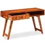 Escritorio de madera maciza de sheesham 118x50x76 cm de vidaXL, Escritorios - Ref: Foro24-245145, Precio: 243,42 €, Descuento: %