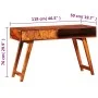 Escritorio de madera maciza de sheesham 118x50x76 cm de vidaXL, Escritorios - Ref: Foro24-245145, Precio: 243,42 €, Descuento: %