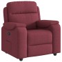 Sillón reclinable de tela rojo tinto en Sillones | Comprar online en Foru.es
