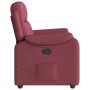 Sillón reclinable de tela rojo tinto en Sillones | Comprar online en Foru.es