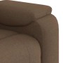 Sillón reclinable de tela marrón en Sillones | Comprar online en Foru.es