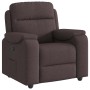 Sillón reclinable de tela marrón oscuro en Sillones | Comprar online en Foru.es