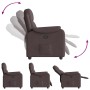 Sillón reclinable de tela marrón oscuro en Sillones | Comprar online en Foru.es