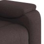 Sillón reclinable de tela marrón oscuro en Sillones | Comprar online en Foru.es