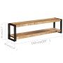 Mueble para la TV madera maciza de mango 150x30x40 cm de vidaXL, Muebles TV - Ref: Foro24-247809, Precio: 166,71 €, Descuento: %