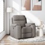 Sillón reclinable de tela gris taupe en Sillones | Comprar online en Foru.es
