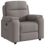 Sillón reclinable de tela gris taupe en Sillones | Comprar online en Foru.es