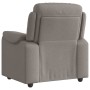 Sillón reclinable de tela gris taupe en Sillones | Comprar online en Foru.es
