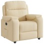 Sillón reclinable de tela crema en Sillones | Comprar online en Foru.es
