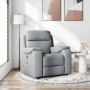 Sillón reclinable de masaje de tela gris claro en Sillones | Comprar online en Foru.es