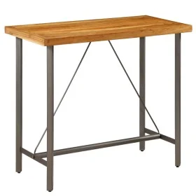 Recycled solid teak high bar table 120x58x106 cm by vidaXL, Kitchen and dining tables - Ref: Foro24-245804, Price: 301,58 €, ...