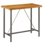 Recycled solid teak high bar table 120x58x106 cm by vidaXL, Kitchen and dining tables - Ref: Foro24-245804, Price: 301,58 €, ...