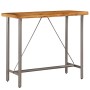 Mesa alta de bar teca maciza reciclada 120x58x106 cm de vidaXL, Mesas de cocina y de comedor - Ref: Foro24-245804, Precio: 30...