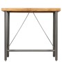 Mesa alta de bar teca maciza reciclada 120x58x106 cm de vidaXL, Mesas de cocina y de comedor - Ref: Foro24-245804, Precio: 30...