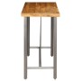 Mesa alta de bar teca maciza reciclada 120x58x106 cm de vidaXL, Mesas de cocina y de comedor - Ref: Foro24-245804, Precio: 30...