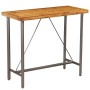 Mesa alta de bar teca maciza reciclada 120x58x106 cm de vidaXL, Mesas de cocina y de comedor - Ref: Foro24-245804, Precio: 30...