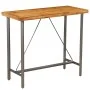 Recycled solid teak high bar table 120x58x106 cm by vidaXL, Kitchen and dining tables - Ref: Foro24-245804, Price: 301,58 €, ...
