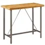 Recycled solid teak high bar table 120x58x106 cm by vidaXL, Kitchen and dining tables - Ref: Foro24-245804, Price: 301,58 €, ...
