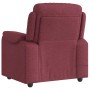 Sillón de masaje reclinable de tela color vino tinto en Sillones | Comprar online en Foru.es