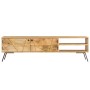 Mueble de TV madera maciza de mango 140x30x40 cm de vidaXL, Muebles TV - Ref: Foro24-246154, Precio: 263,40 €, Descuento: %