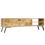 Mueble de TV madera maciza de mango 140x30x40 cm de vidaXL, Muebles TV - Ref: Foro24-246154, Precio: 263,40 €, Descuento: %
