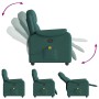 Sillón de masaje reclinable de tela verde oscuro en Sillones | Comprar online en Foru.es