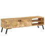 Mueble de TV madera maciza de mango 140x30x40 cm de vidaXL, Muebles TV - Ref: Foro24-246154, Precio: 263,40 €, Descuento: %