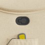 Sillón de masaje reclinable de tela crema en Sillones | Comprar online en Foru.es