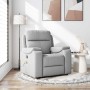 Sillón de masaje reclinable de tela gris nube en Sillones | Comprar online en Foru.es
