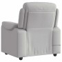 Sillón de masaje reclinable de tela gris nube en Sillones | Comprar online en Foru.es