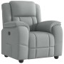 Sillón reclinable de tela gris claro en Sillones | Comprar online en Foru.es
