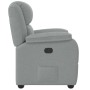 Sillón reclinable de tela gris claro en Sillones | Comprar online en Foru.es