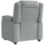 Sillón reclinable de tela gris claro en Sillones | Comprar online en Foru.es