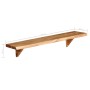 Estantes de pared 2 uds madera maciza de acacia 90x20x18 cm de vidaXL, Estantes y estanterías - Ref: Foro24-247928, Precio: 6...
