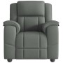 Sillón reclinable de tela gris oscuro en Sillones | Comprar online en Foru.es