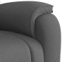 Sillón reclinable de tela gris oscuro en Sillones | Comprar online en Foru.es