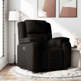Sillón reclinable de tela negro en Sillones | Comprar online en Foru.es