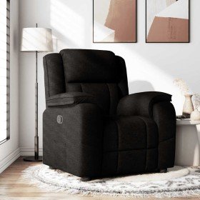Sillón reclinable de tela negro en Sillones | Comprar online en Foru.es
