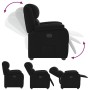 Sillón reclinable de tela negro en Sillones | Comprar online en Foru.es