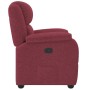 Sillón reclinable de tela rojo tinto en Sillones | Comprar online en Foru.es